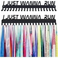 thumbnail image 1 of Medal Holder Display Hanger - She Believed She Could She Did - Personalized Medal Wall Hanger for Sport Race Runner Sturdy Black Steel Metal Over 60 Medals Easy to Install, 1 of 5