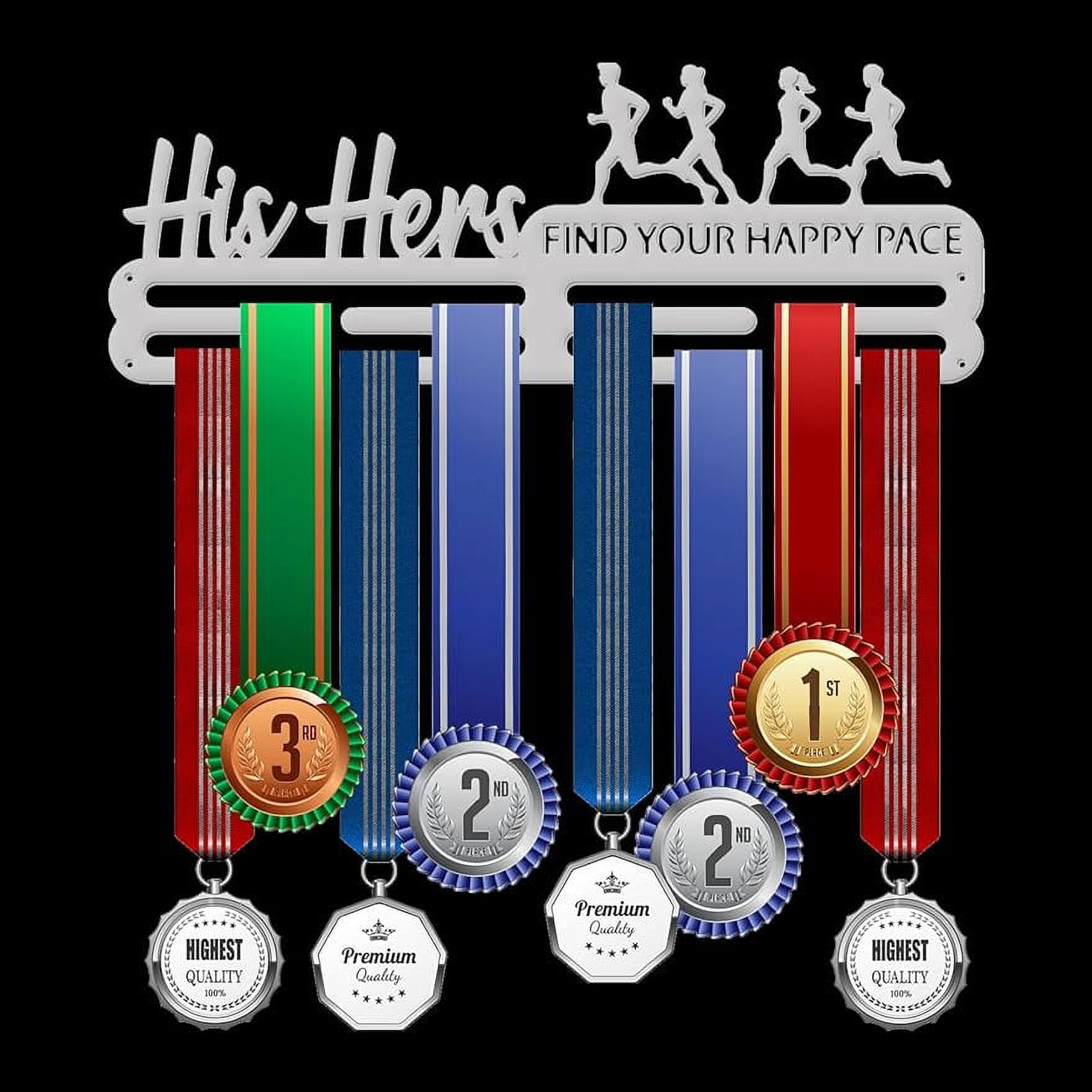 Medal Holder Display Hanger Rack Frame for Sport Race - Walmart.com