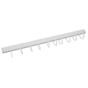 OUNONA White Medal Display Hanger Wall Mount Aluminum Alloy Hook for Home Use, and Practical Organizer