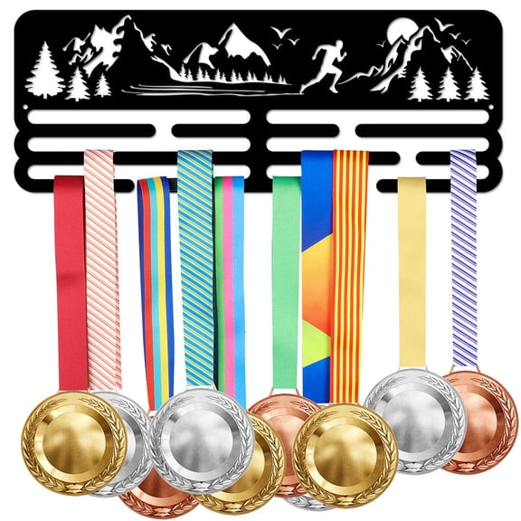 Medal Hooks Jungle Running Medal Hanger Display Wall Medal Stand Rack Wall Storage Hanger Awards Ribbon Cheer