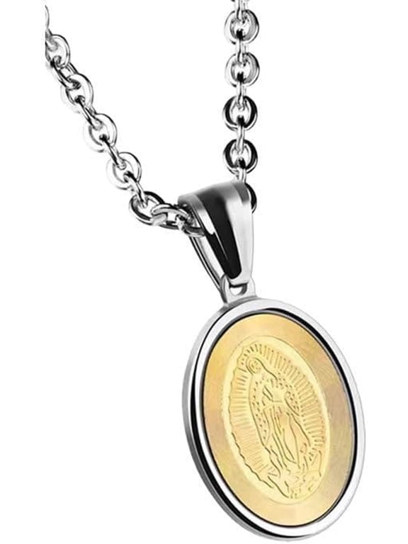 Medal Scapular Mary Our Lady Guadalupe Necklaces,Virgen De Mary Maria Necklace