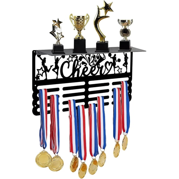 Medal Shelf Hanger Trophy Shelf Sports Medal Holder Hanging Awards Shelf Medal Hooks Display DIY Others