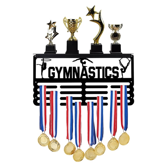 Medal Shelf Hanger Trophy Shelf Sports Medal Holder Hanging Awards Shelf Medal Hooks Display