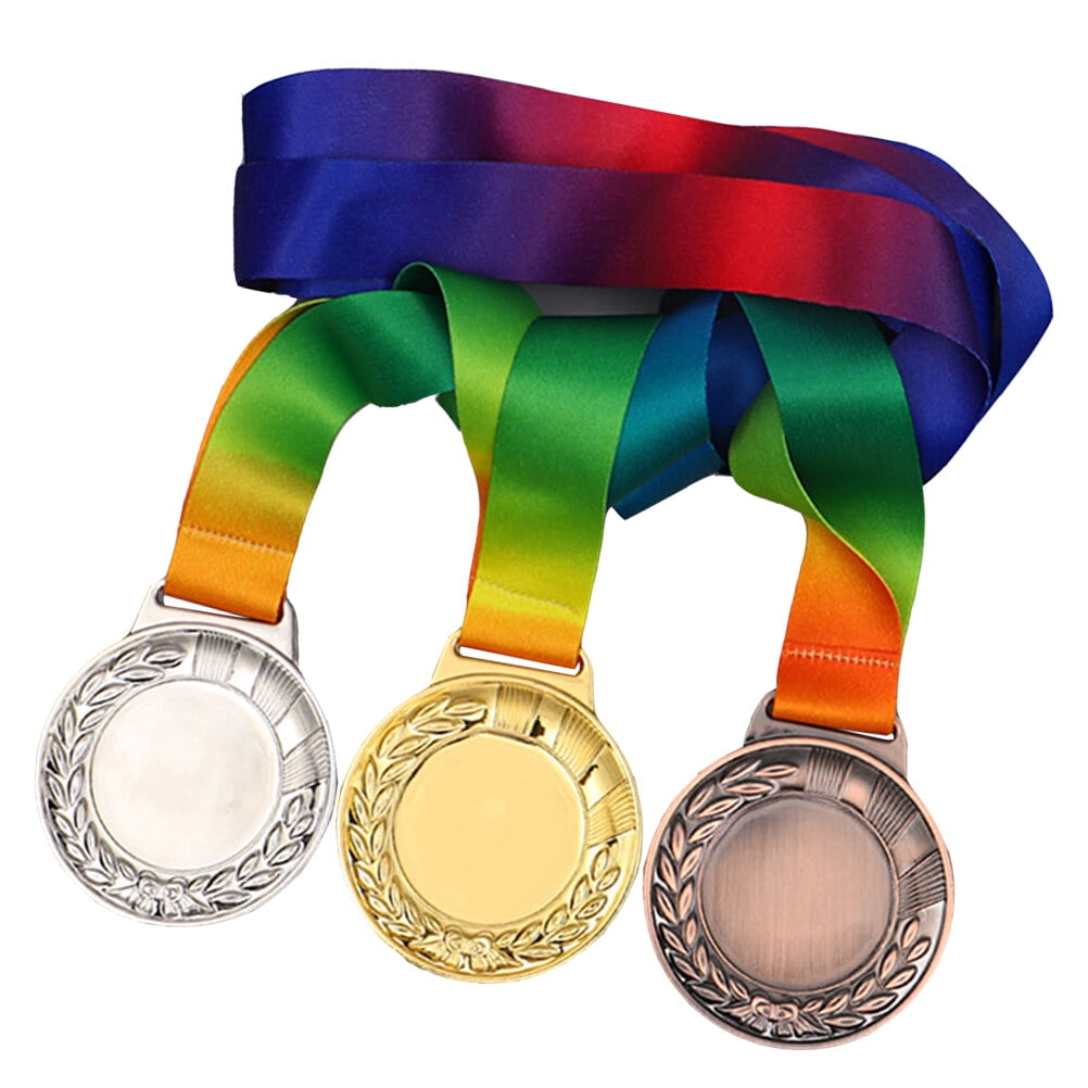 Medal Toy Soccer Toys Kids Medals Child 3 Pcs Ears of Wheat Basketball