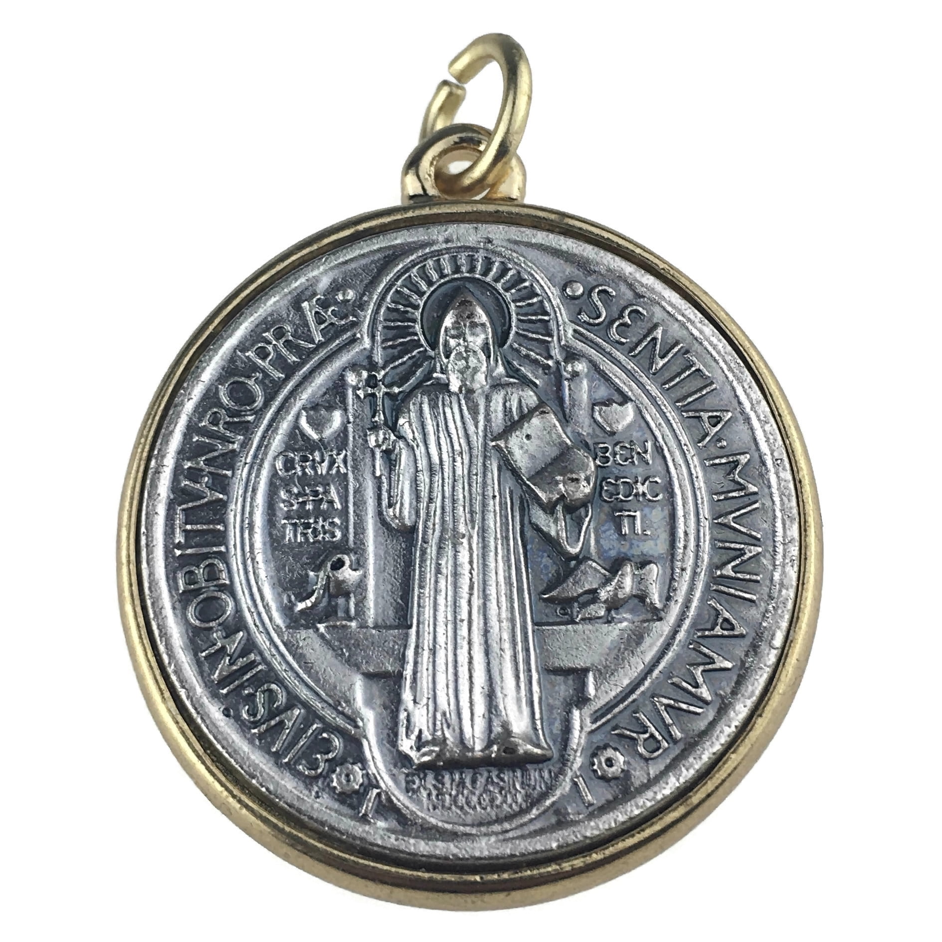 10 BULK Medallas San Benito St. Benedict Medals Catholic Christian 0.75