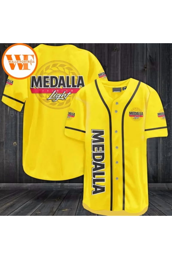 Medalla Premium L Baseball Jersey, Beer Lover Jersey Shirt Fanmade XS - 5XL - Hot Sale 202