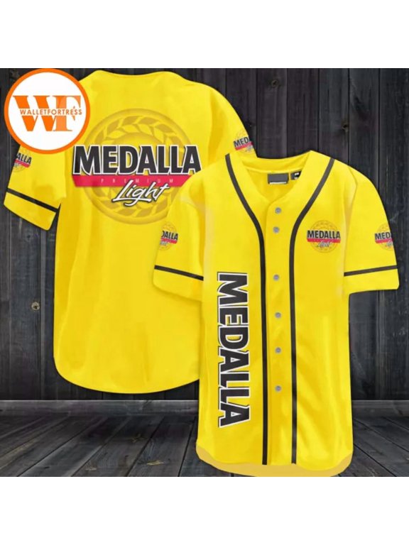 Medalla Premium L Baseball Jersey, Beer Lover Jersey Shirt Fanmade XS - 5XL - Hot Sale 202