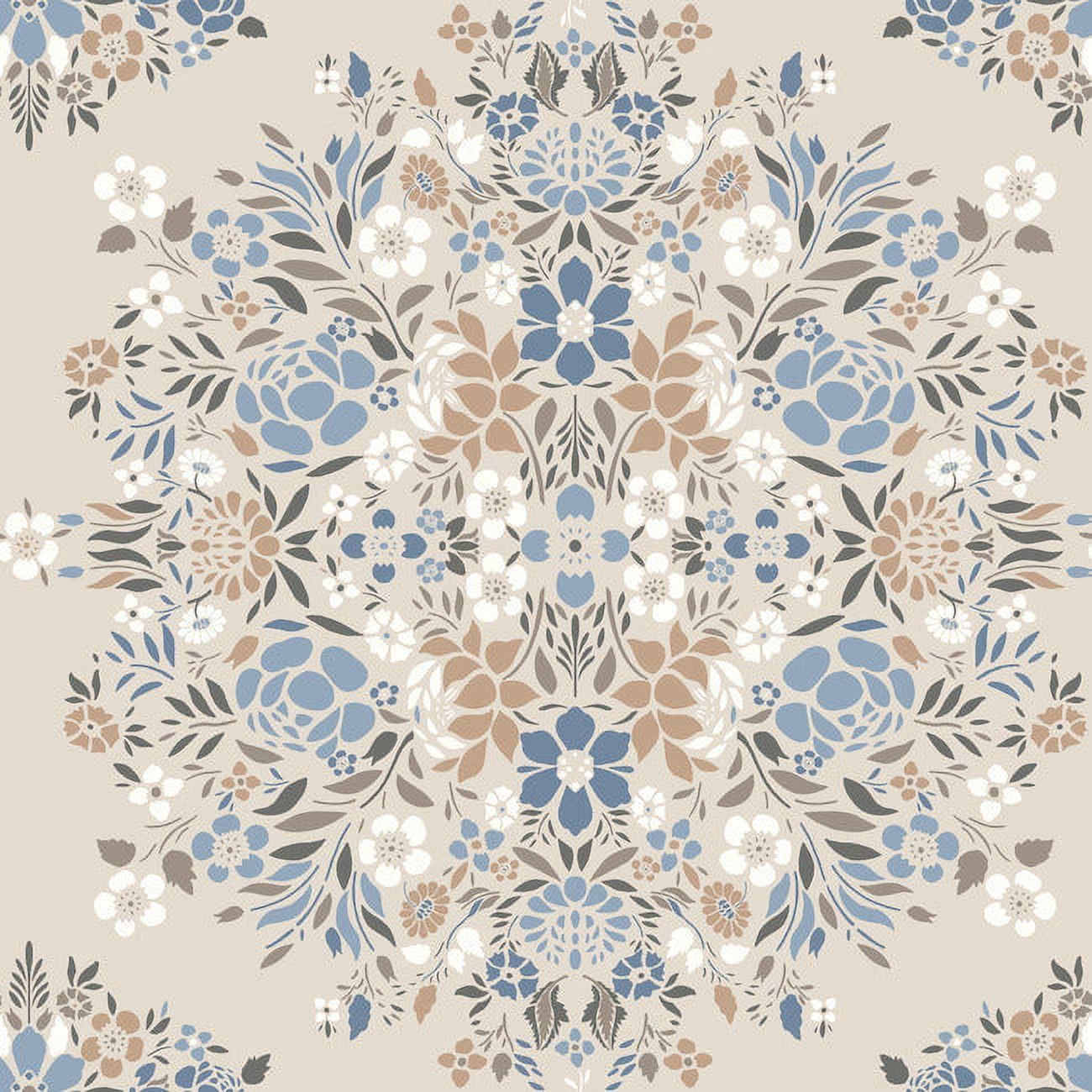 Medallion Floral Peel & Stick Wallpaper