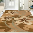 thumbnail image 1 of Medallion Geometric Power-Loomed Indoor Area Rug, 5' x 8', Taupe, 1 of 5