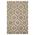 thumbnail image 1 of Medallion Grey Hand Tufted Wool Rug, 5' x 8', 1 of 6