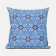 thumbnail image 1 of Medallion Throw Pillow in Blue Purple Orange 16x16, 1 of 4