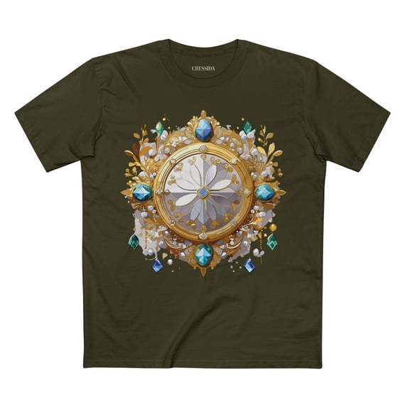 Medallion Shirt, Shirt with Medallion, Tee Shirt with Medal