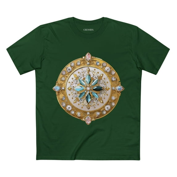 Medallion Shirt, Shirt with Medallion, Tee Shirt with Medal
