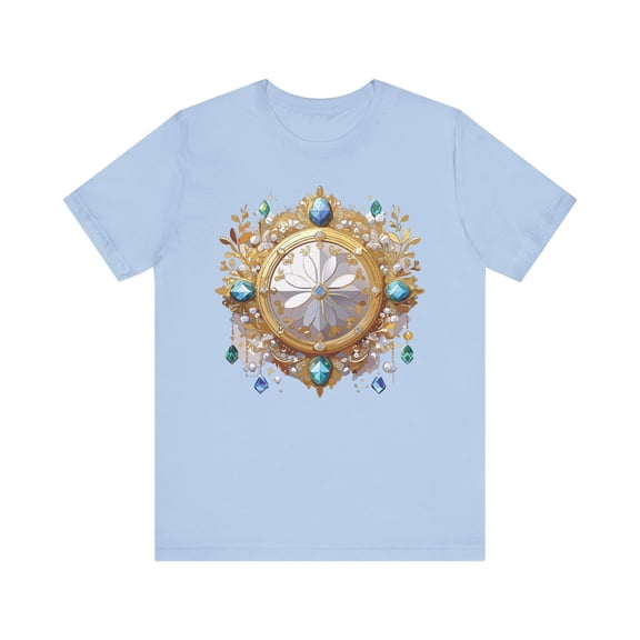 Medallion Shirt, Shirt with Medallion, Tee Shirt with Medal