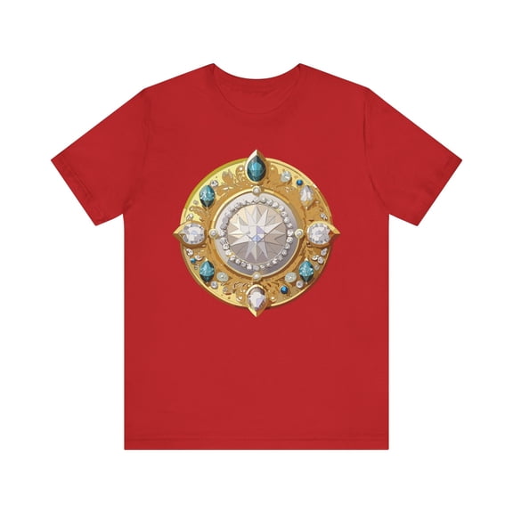 Medallion Shirt, Shirt with Medallion, Tee Shirt with Medal