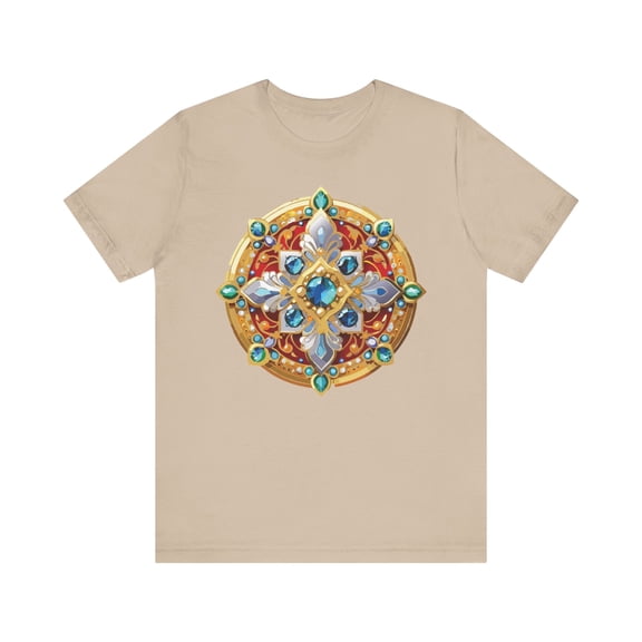 Medallion Shirt, Shirt with Medallion, Tee Shirt with Medal