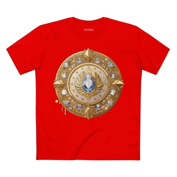 Medallion Shirt, Shirt with Medallion, Tee Shirt with Medal