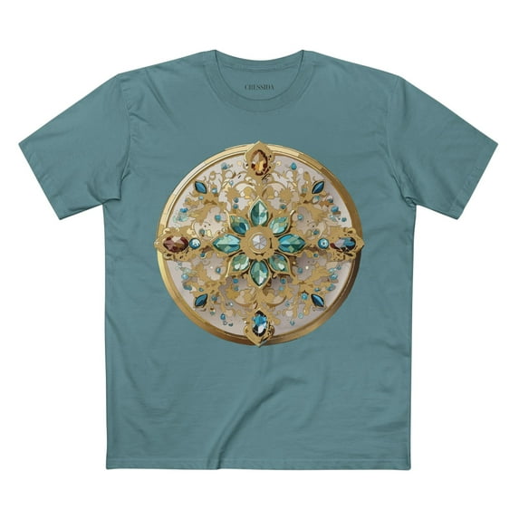 Medallion Shirt, Shirt with Medallion, Tee Shirt with Medal