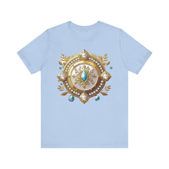 Medallion Shirt, Shirt with Medallion, Tee Shirt with Medal