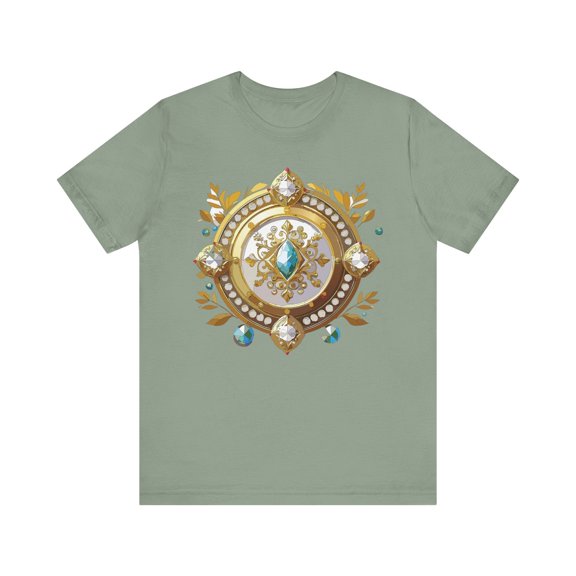 Medallion Shirt, Shirt with Medallion, Tee Shirt with Medal