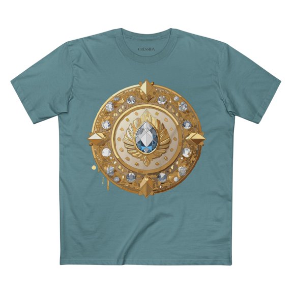 Medallion Shirt, Shirt with Medallion, Tee Shirt with Medal