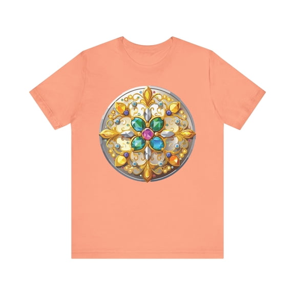 Medallion Shirt, Shirt with Medallion, Tee Shirt with Medal