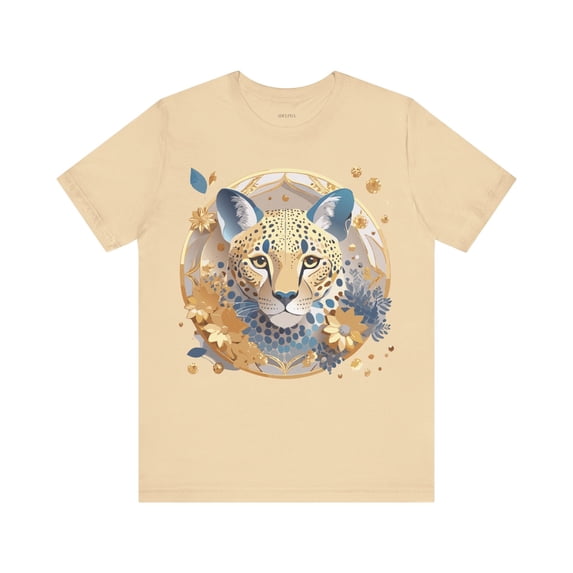 Medallion Graphic Unisex 100 Cotton Vintage Animal Medal Artwork Tee 51