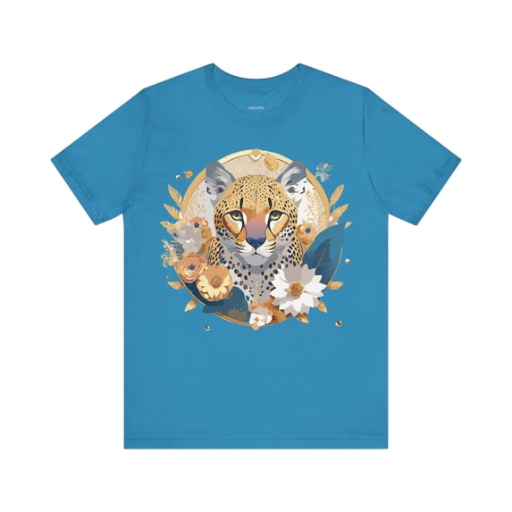 Medallion Graphic Unisex 100 Cotton Vintage Animal Medal Artwork Tee 46