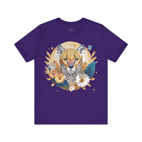 Medallion Graphic Unisex 100 Cotton Vintage Animal Medal Artwork Tee 46