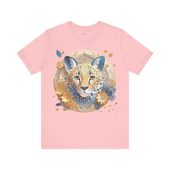 Medallion Graphic Unisex 100 Cotton Vintage Animal Medal Artwork Tee 51