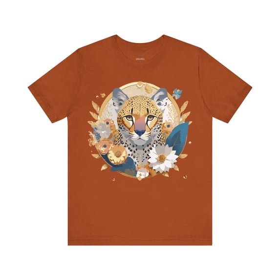 Medallion Graphic Unisex 100 Cotton Vintage Animal Medal Artwork Tee 46
