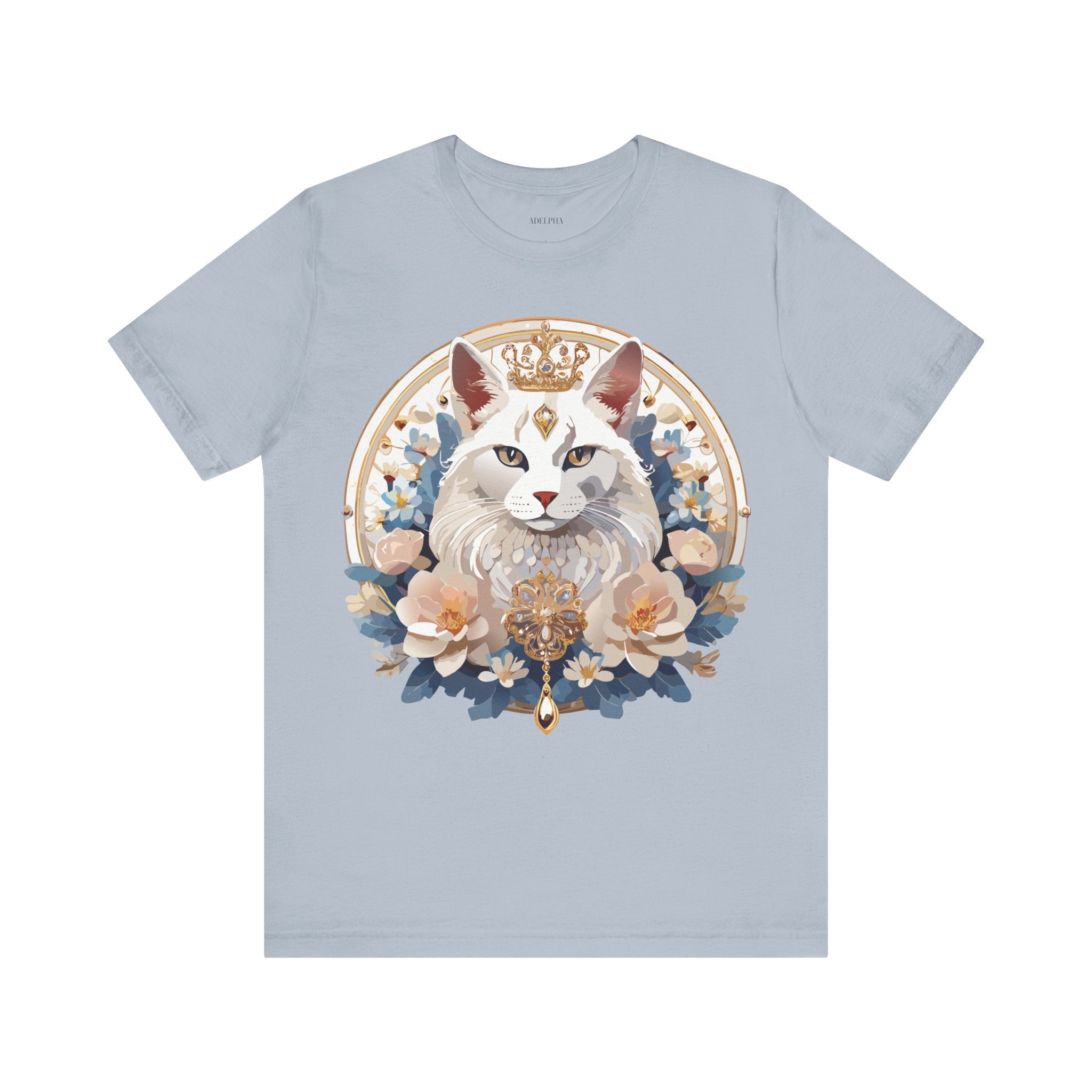 Medallion Embroidered Crewneck T-shirt
