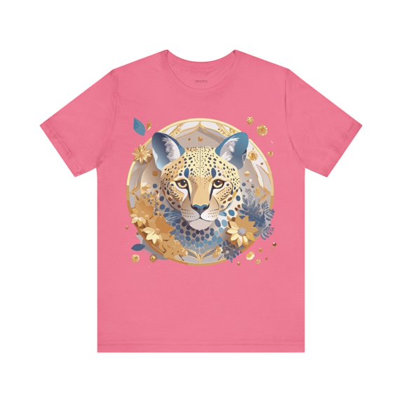 Medallion Graphic Unisex 100 Cotton Vintage Animal Medal Artwork Tee 51