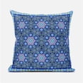 thumbnail image 1 of Medallion Throw Pillow with Removable Cover in Gray Purple Blue 16x16, 1 of 4