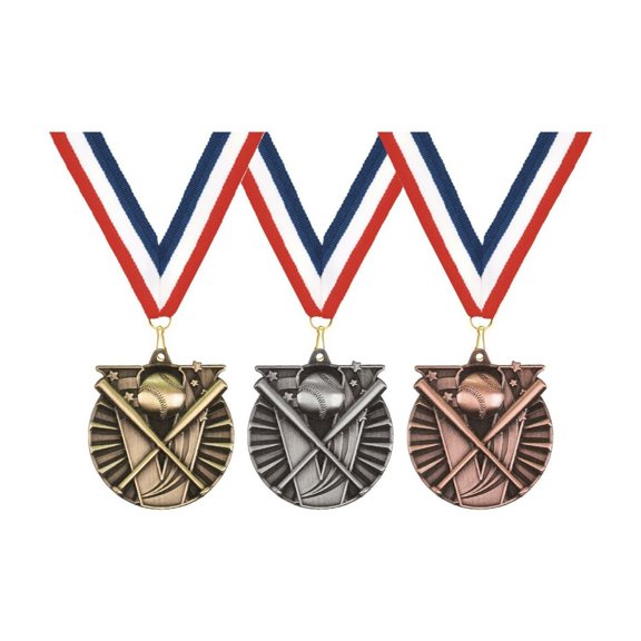 Medals Baseball 3 Pack
