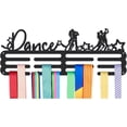 thumbnail image 1 of Medals Hanger Display Holder Rack Dance Theme Iron Medal Hanger Holder Display Wall Rack Sports Medals Display Wall Mounted Frame Sports Medal Holder Rack, 1 of 9