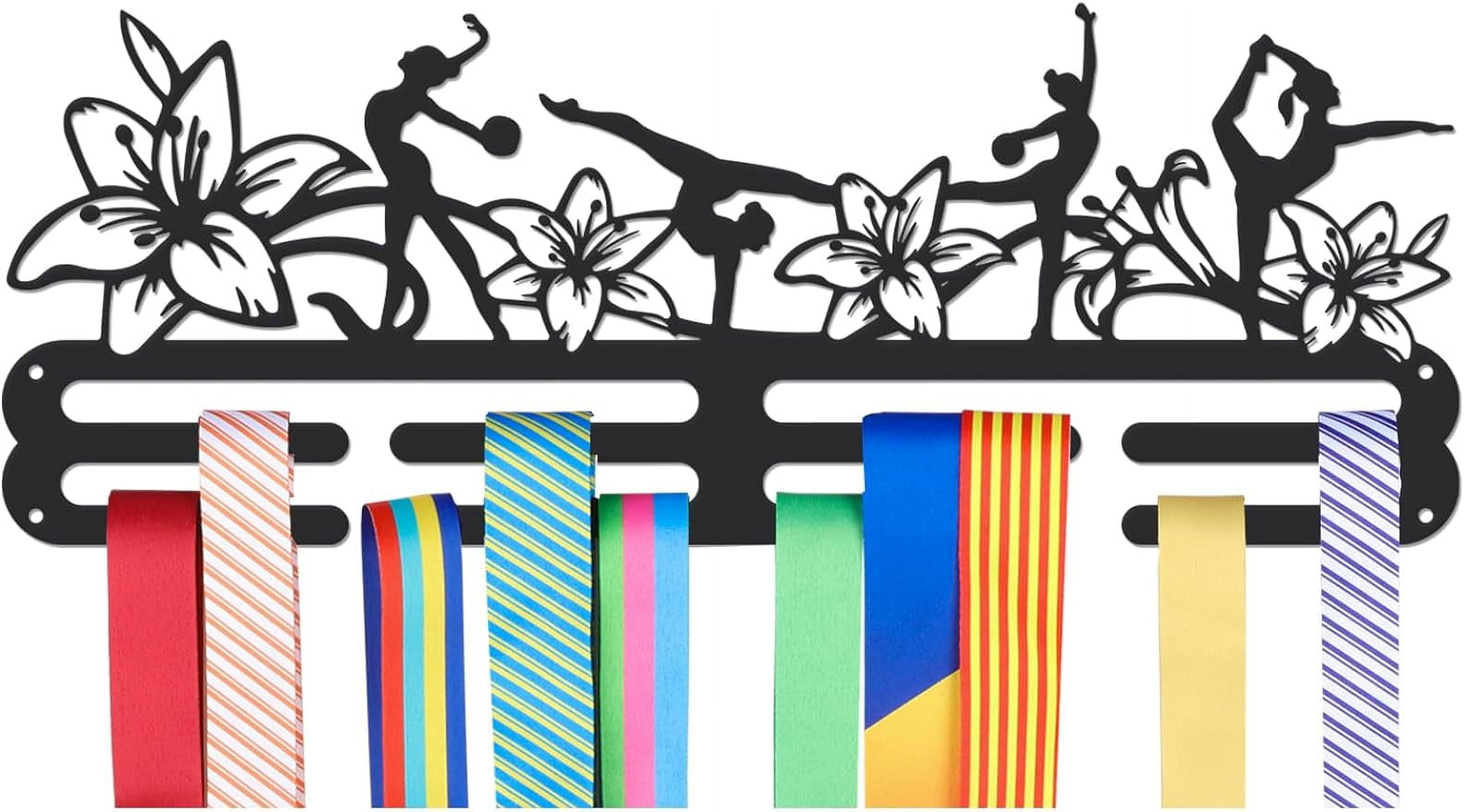 Medals Hanger Display Holder Rack Flower Gymnastics Theme Medals