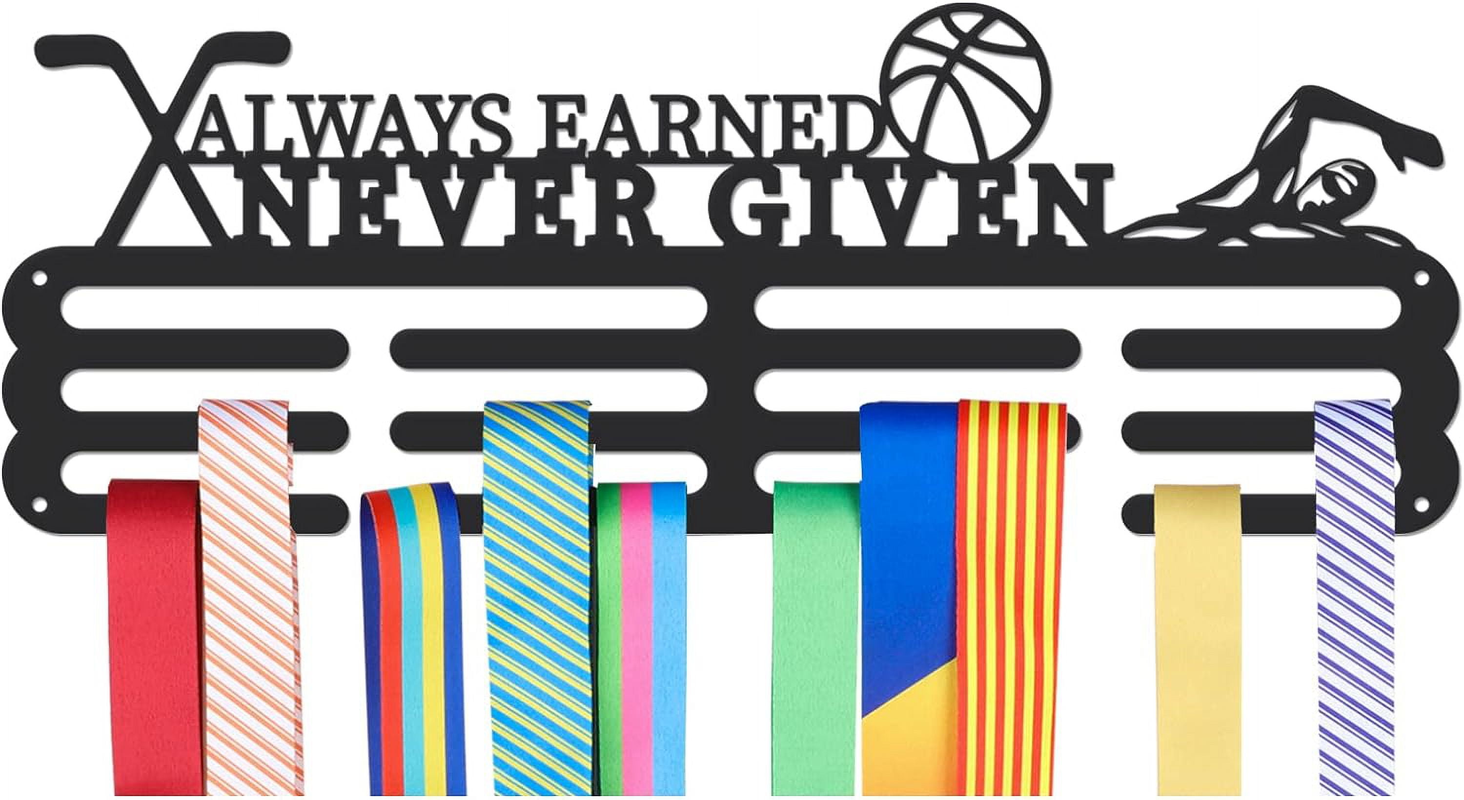 Medals Hanger Display Holder Rack Hockey Basketball Swim Theme Medals ...