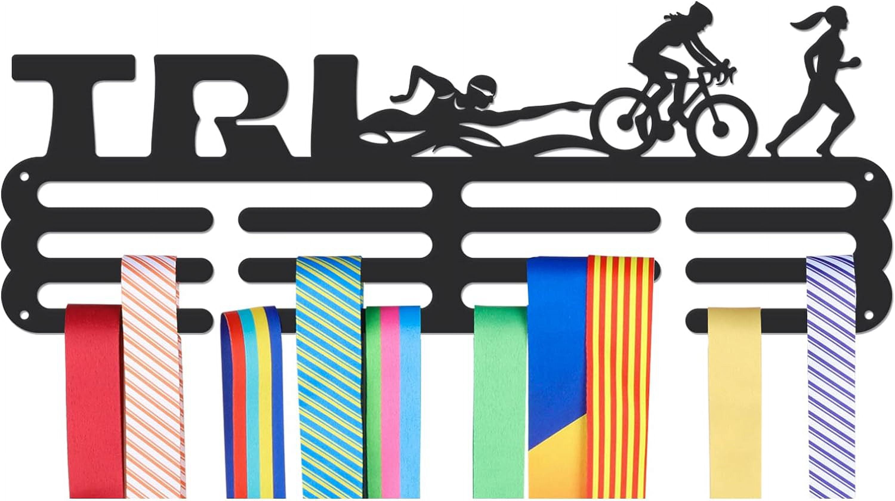 Medals Hanger Display Holder Rack Women's Triathlon Wall Mounted Frame ...