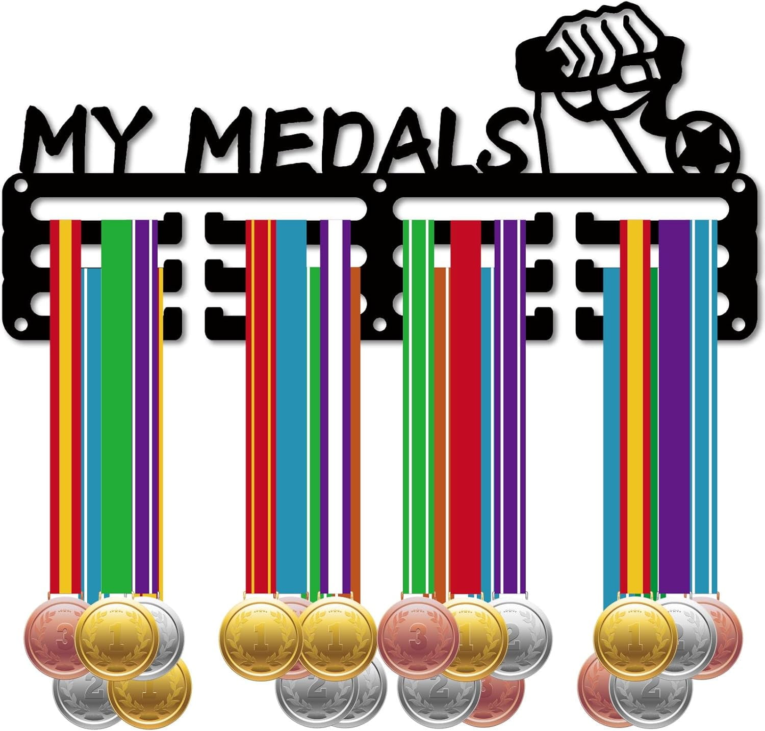 My Medals Medal Holder Basketball Medal Hanger Display Sports Running ...
