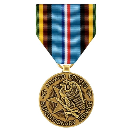 Medals of America Multi Color Armed Forces Expeditionary Medal Full Size