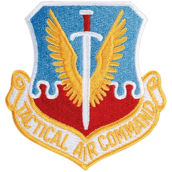 Medals of America Multicolor Sew on Tactical Air Command USAF Patch