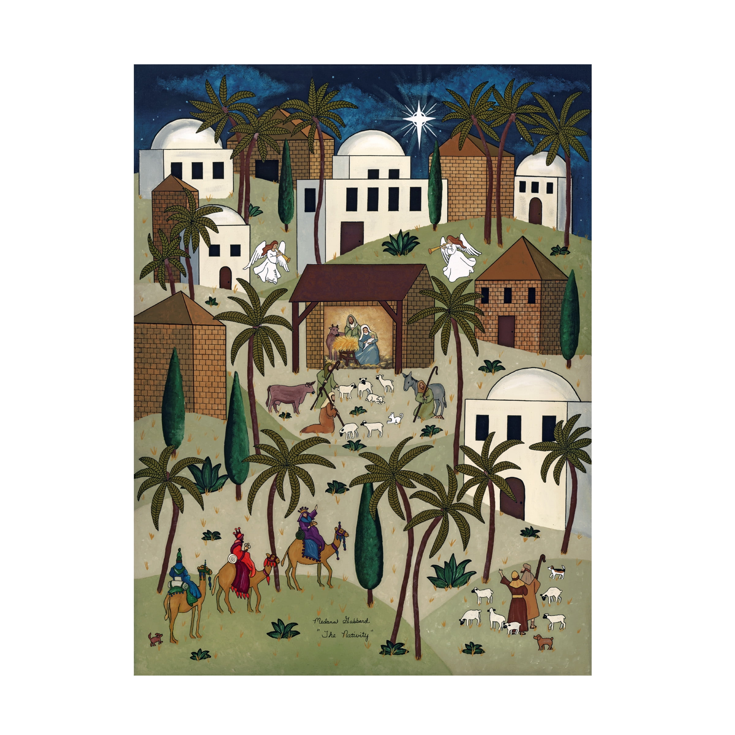 Medana Gabbard 'Nativity' Canvas Art