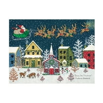 Medana Gabbard 'Snow For Christmas' Canvas Art