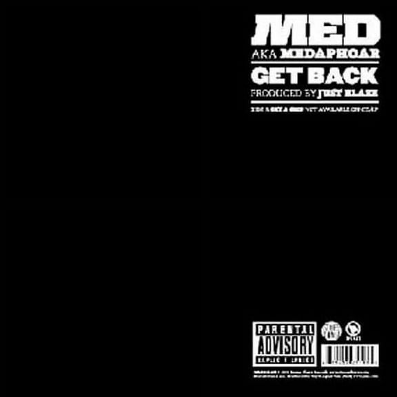 Medaphor - Get Back - Rap / Hip-Hop - Vinyl