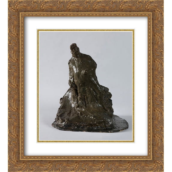 Medardo Rosso 2x Matted 20x24 Gold Ornate Framed Art Print 'Bookmaker'
