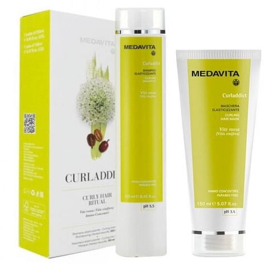 Medavita Kit Curladdict Curl Hair Ritual Shampoo + Mask
