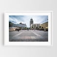 thumbnail image 1 of Medborgarplatsen - Stockholm Sweden Photography Cityscape Architecture Street Photography Travel Poster Skyline Modern Art White Framed Wall Art Print 5 x 7 inches, 1 of 3
