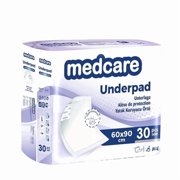 MEDCARE Extra Absorbent Disposable Underpads 23.6" x 35.4", 30 Count   Heavy-Duty Waterproof Bed Pads for Incontinence, Puppy Training & Post-Surgery Care