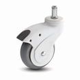 thumbnail image 1 of Medcaster Stem Caster,Swivel,3" Wheel Dia. OP03PRN100SWGR01, 1 of 1